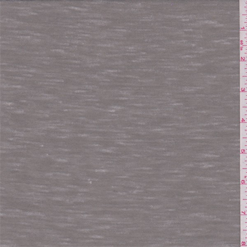 Steeple Grey Slubbed Jersey Knit