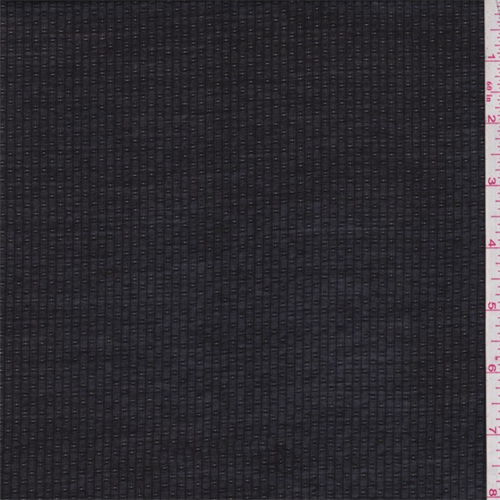 Black Stripe Dobbie Chiffon
