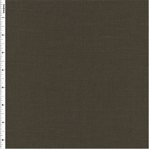 Linen Designer Cafe Noir Brown European Linen Home Decorating Fabric DFW51141