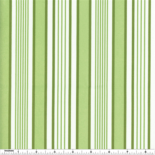 Designer Green/White Stripe Print Velveteen Performance Home Decorating Fabric DFW51149