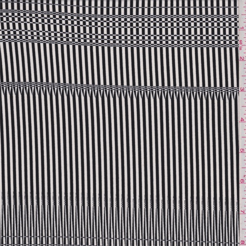 Black/White Modern Stripe Activewear