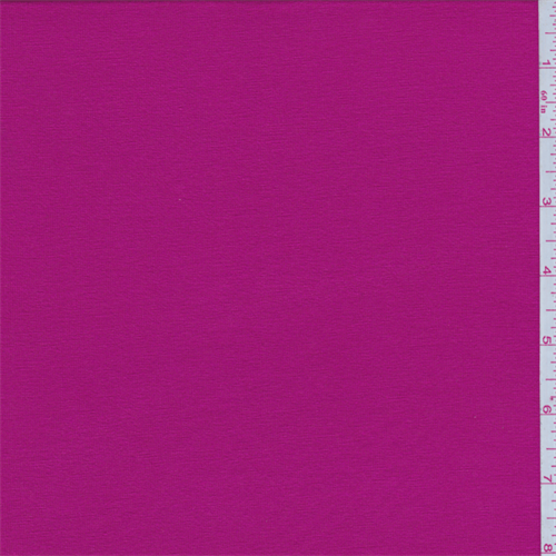 *2 3/8 YD PC--Bright Fuchsia Rayon Jersey Knit