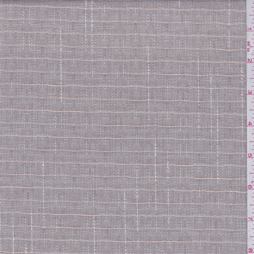 Tan/Beige Check Leno Suiting