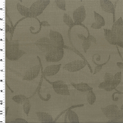 Brown Leaf Print Home Decorating Fabric DFW51480
