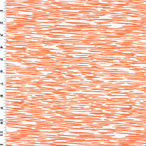 Orange Stripe Texture Print Sateen Home Decorating Fabric DFW51487