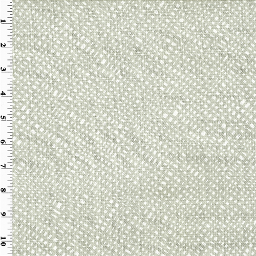 Linen Blend Gray Woven Texture Print Home Decorating Fabric DFW51496