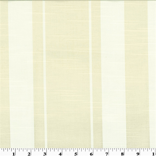 Beige/Ivory Striped Print Sateen Home Decorating Fabric DFW51501