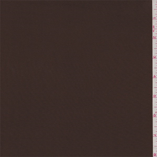 Chocolate Brown Activewear Jersey Knit