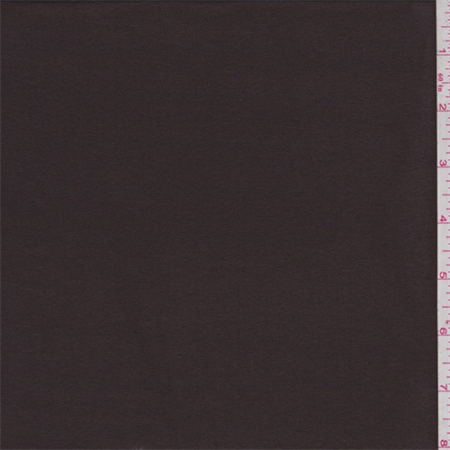 Coffee Brown Stretch Silk Chiffon