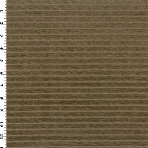 Brown Chenille Stripe Home Decorating Fabric DFW51508