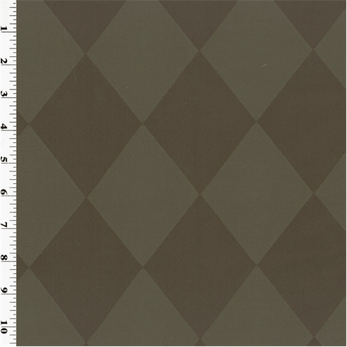 Brown Silk Diamond Damask Home Decorating Fabric DFW51600