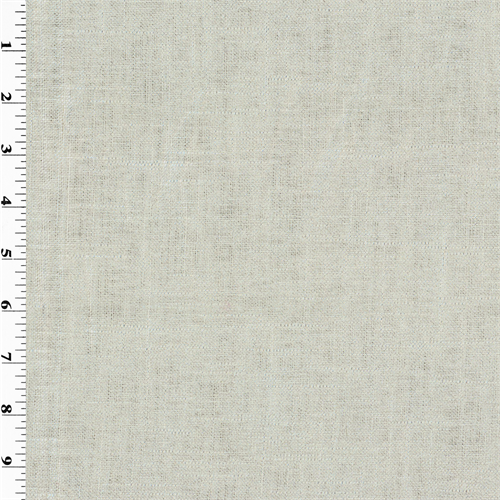 Silver/Ivory Designer Gaga Linen Metallic Home Decorating Fabric DFW51620