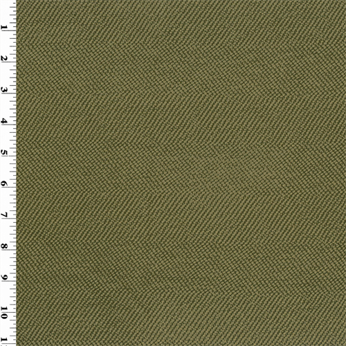 Olive Brown Herringbone Home Decorating Fabric DFW51638