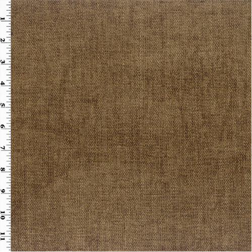 Designer Leather Brown Rodeo Chenille Home Decorating Fabric DFW51688