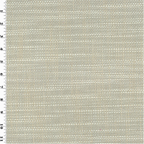 Designer Ivory Robson Texture Weave Home Decorating Fabric DFW51738