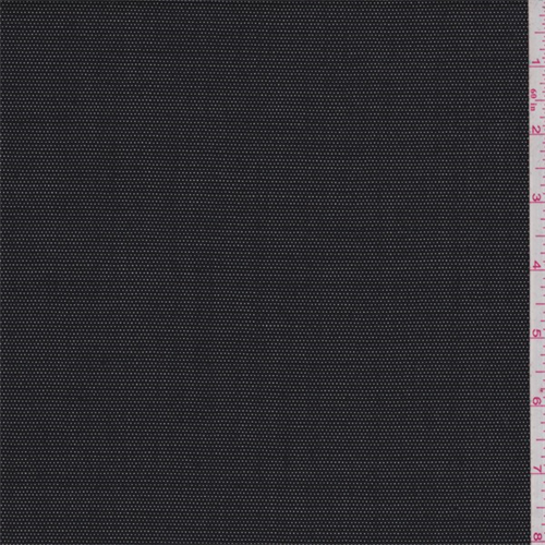 Black/White Lightweight Wool Suiting