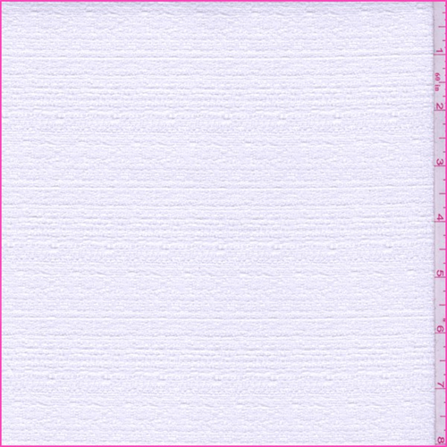 White Slubbed Texture Home Dec Canvas