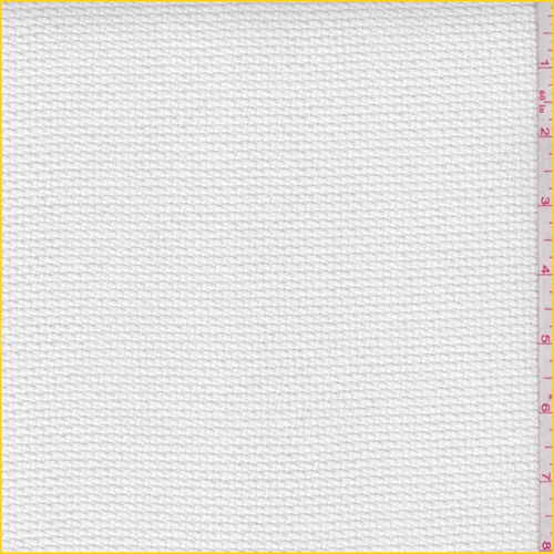 Ivory Pique Weave Home Dec Canvas