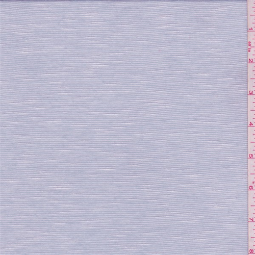 Pearl Grey/White Micro Stripe Jersey Knit