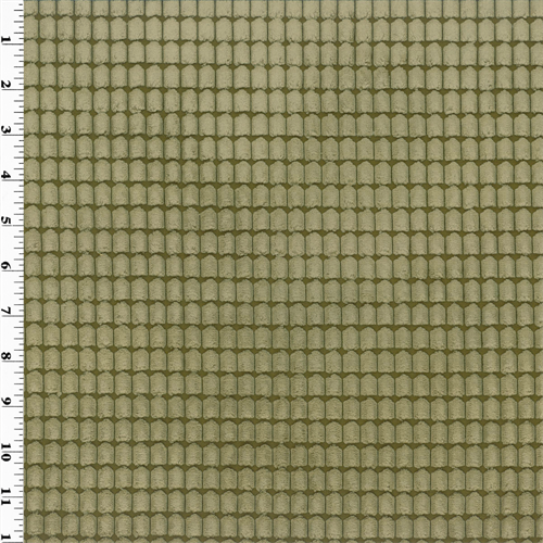 Burgu Green Striped Apollo Faux Fur Home Decorating Fabric DFW51780