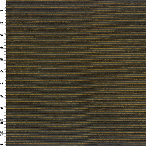 Black/Brown Chenille Ribbed Home Decorating Fabric DFW51789