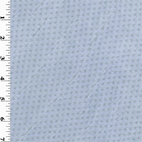 Polartec Single Sided Grid Shag Fleece - Ice Gray