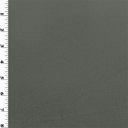Single Sided Fur Fleece - Fossil Gray DFW10227