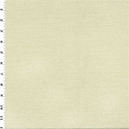 Parchment Ivory Opus Chenille Home Decorating Fabric DFW50378