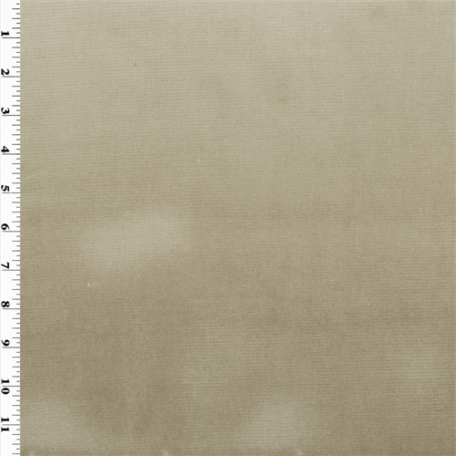 Designer Mica Beige Bach Velvet Home Decorating Fabric DFW50379