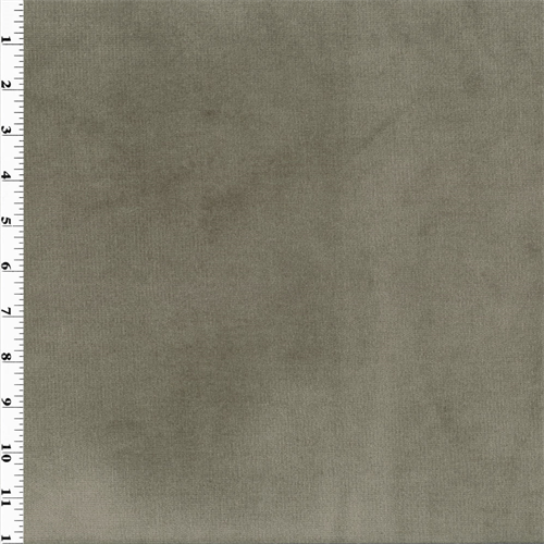Designer Pewter Gray Bach Velvet Home Decorating Fabric DFW50386