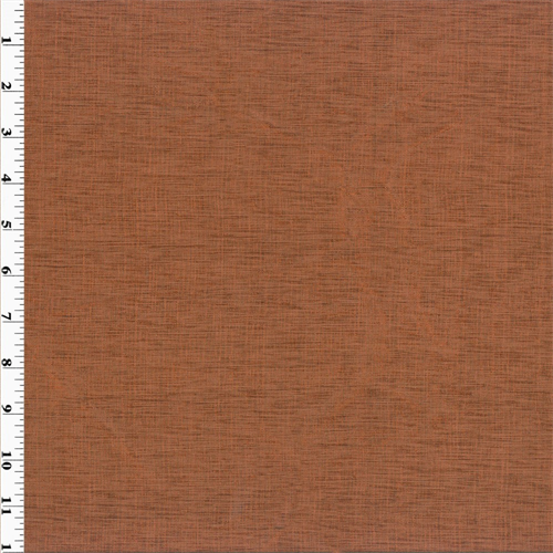 Silk Blend Designer Orange Radiant Home Decorating Fabric DFW50400