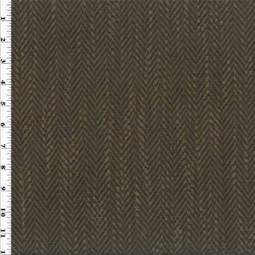 Brown Canali Herringbone Home Decorating Fabric DFW50406