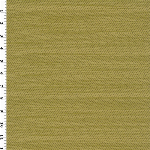 Yellow/Green Caraway Herringbone Home Decorating Fabric DFW50410