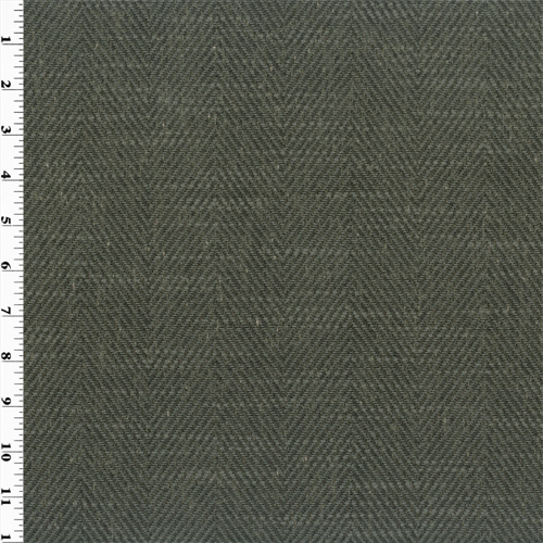 Mako Gray Zegna Herringbone Home Decorating Fabric DFW50510