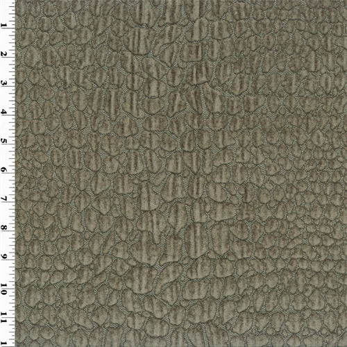 Designer Gray Gabbana Leopard Chenille Decorating Fabric DFW50573