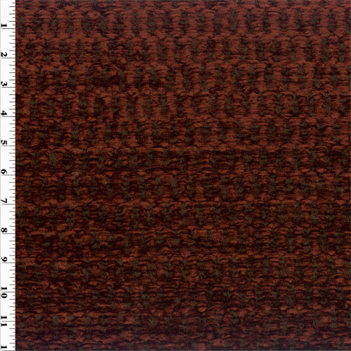 Chenille Hummarrock Dragonfly Red Home Decorating Fabric DFW50656