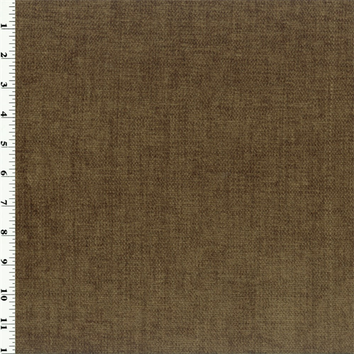 Designer Chocolate Brown Rodez Chenille Decorating Fabric DFW50713