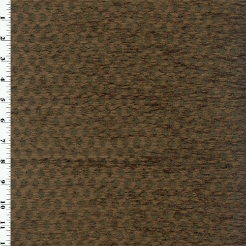 Cocoa Brown 5th Ave. Chenille Home Decorating Fabric DFW50771