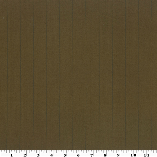 Carmel Brown Wool Pin Stripe Suiting