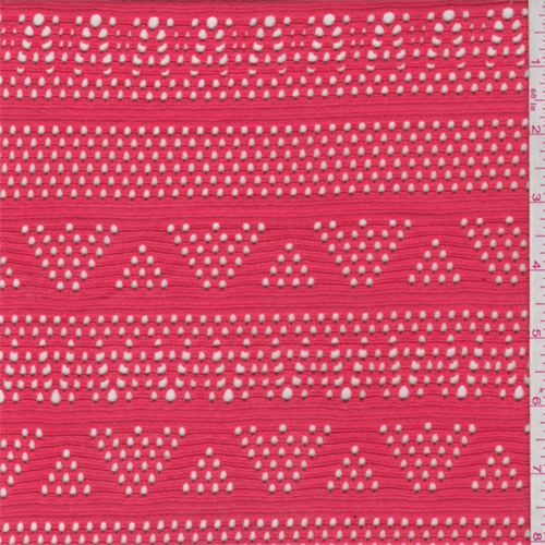 Ambrosia Orange Stripe Stretch Lace