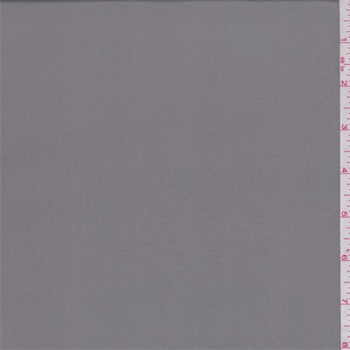 Dove Grey Polyester Crepon