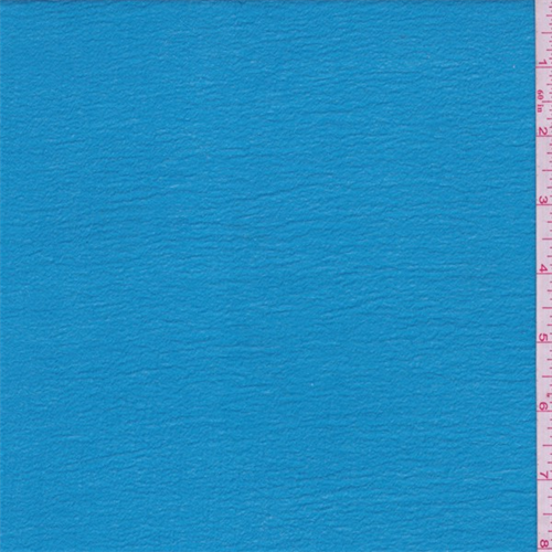 Turquoise Crinkled Georgette