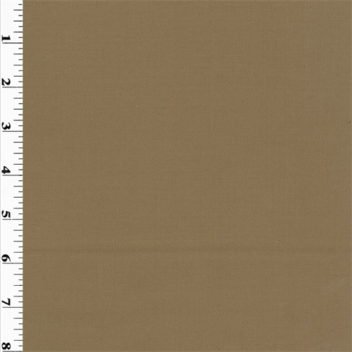 Brown Ochre Wool Twill Suiting 62696