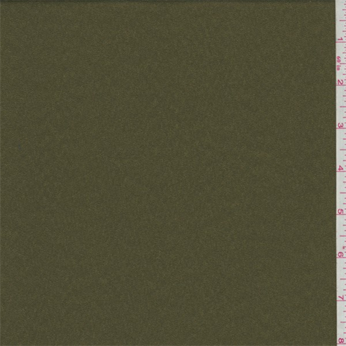 Olive Brown Sueded Charmeuse
