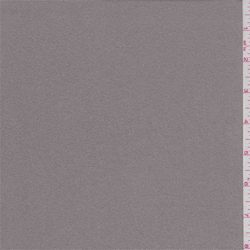 Smoke Grey Crepe de Chine