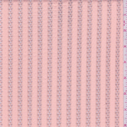 Peach Stripe Mesh