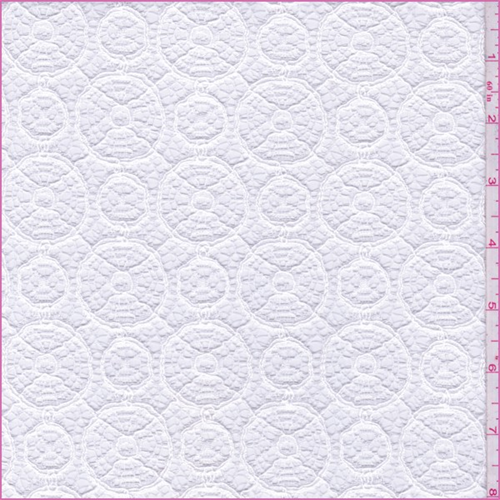 White Circular Crochet Lace