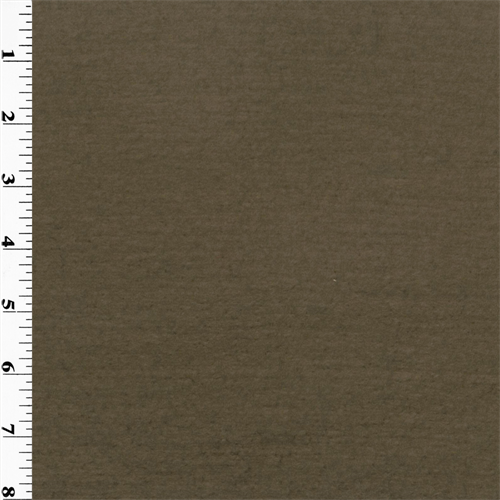 Single Sided Heathered Sweater Fleece - Brown DFW10142