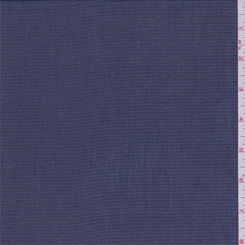 Muted Navy Stripe Chiffon