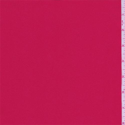 Cardinal Red Polyester Charmeuse